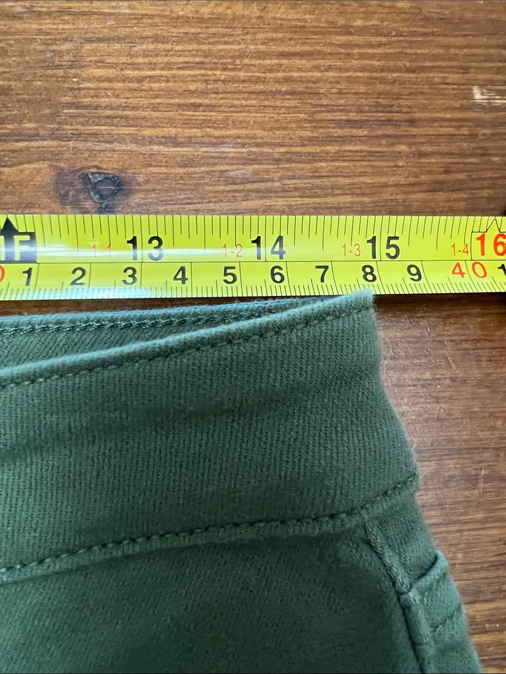 Market & Spruce Olive Straight-Leg Jeans - Picture 5 of 9